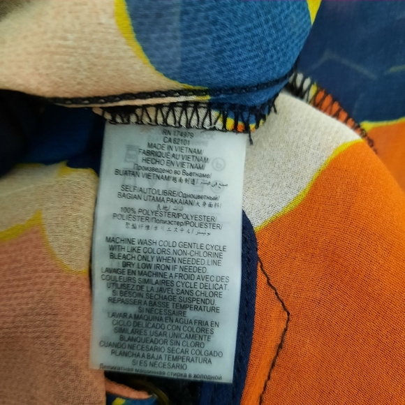 BCBGeneration Babydoll Floral Sheer Top - Picture 9 of 12